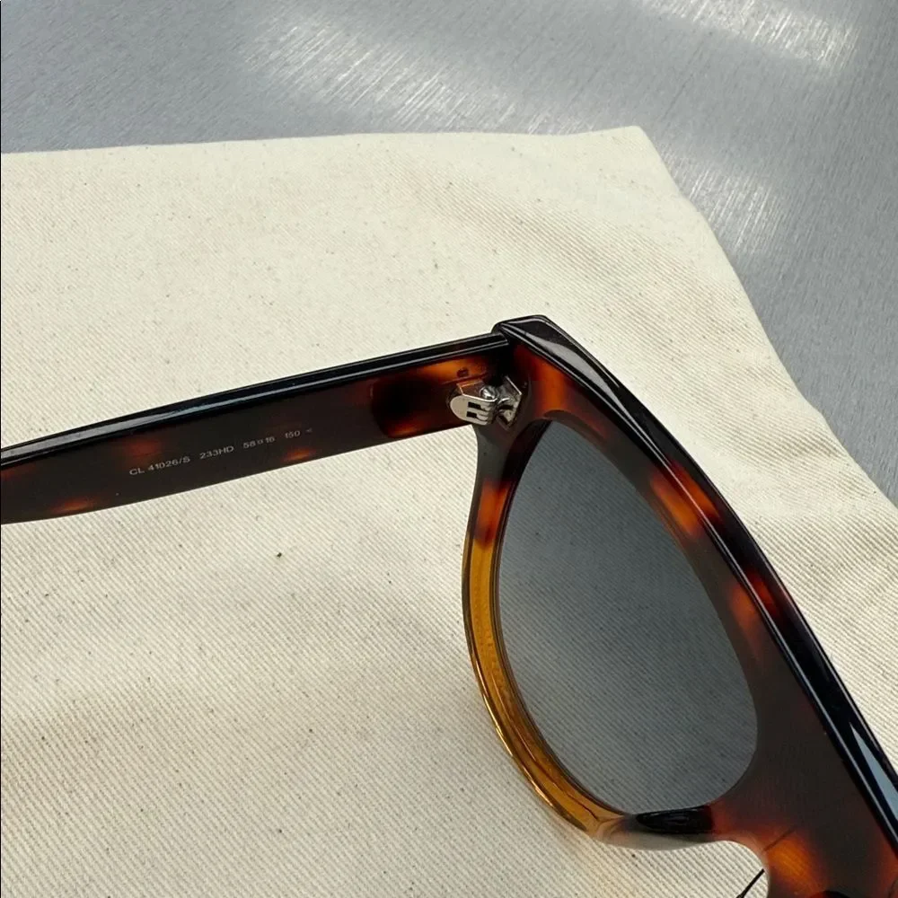 Celine Amber Tortoise Sunglasses